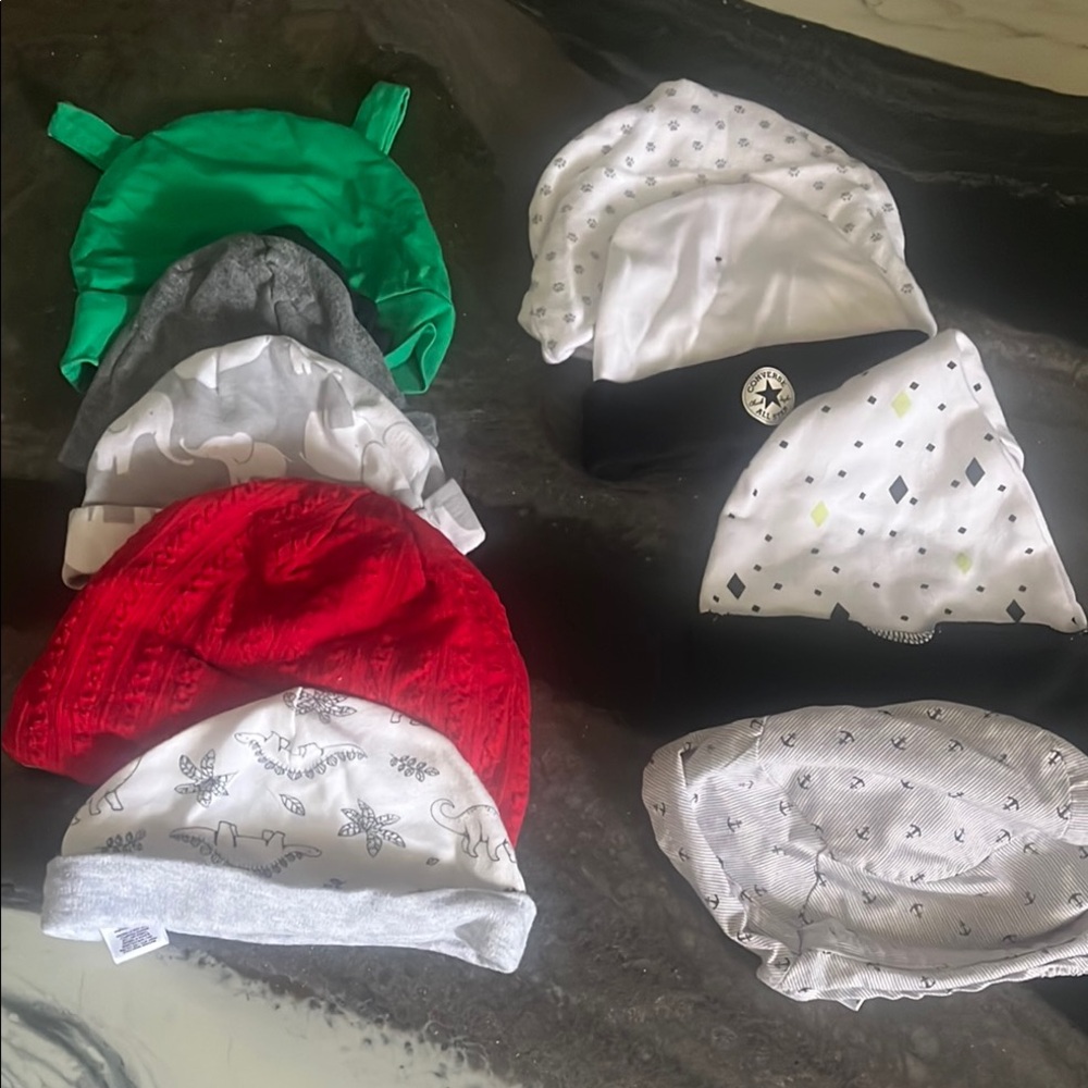 Kids Colorful Beanie Set